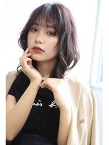 スパイス(SPICE) スカーレット30代40代くせ毛風ミディアムスタイル