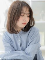 モッズヘア 越谷(mod's hair)&nbsp;シースルーバングインナーカラー小顔ロブTb5越谷20代30代40代