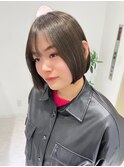 メルティーカラー＊ボブ＊オリーブアッシュ【ZinaCENTRAL】
