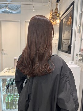 ロカ 表参道(loka) ピンクブラウン[表参道/ブリーチ/ハイライト]Mai