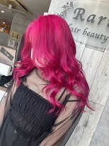 ヘアサロンラルガ 下曽根店(Hair salon Raruga)&nbsp;ビビットピンクカラー
