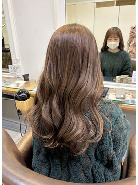 ネオリーブアイム 横浜西口店(Neolive aim) くすみブラウンベージュ【横浜】nana　くびれヘア
