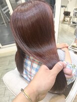 シンク オモテサンドウ(sync omotesando)&nbsp;ピンクブラウン/巻ける縮毛矯正