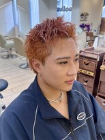 テトラ バイ ネオリーブ 横浜西口店(tetra by neolive)&nbsp;メンズハイトーン オレンジ ベージュ 横浜