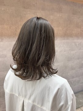 アンダーバーホワイト 天王寺阿倍野店(_WHITE) グレージュカラー×ワンカールレイヤー