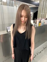 キング(K!ng)&nbsp;縮毛矯正髪質改善ハイライトレイヤーカット枚方美容室エクステ