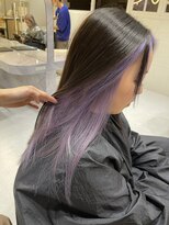 髪屋 紬 【Chu】イヤリングカラー/ラベンダーカラー/インナーカラー/韓国