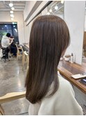 ★ロングレイヤー/ラベンダーアッシュベージュ/似合わせカット