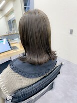 【verda】ブリーチなしダブルカラー　オリーブベージュ