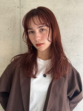 オーダー(OORDER) *nuance bang×apricot red*