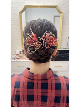 ピュアスタジオ 亀戸(PURE STUDIO) 和装シニヨンスタイル