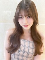 ケアシンサイバシ(CARE shinsaibashi) 韓国風前髪ゆるウェーブヘア