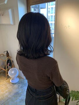 リント(lint) くびれボブと美髪メテオカラー