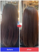 ライトリー(LYTRIE)&nbsp;縮毛矯正ビフォーアフター