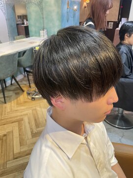 ロンド 銀座(Lond) Shina★ men'sメンズ曲がる縮毛矯正センターパート韓国21