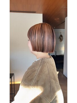 ゴットイール(GOTTO eel) コーラルピンクのアンブレラカラー