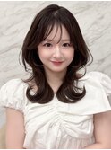 韓国顔周り/ハイレイヤーカット/ワンホンレイヤー/銀座