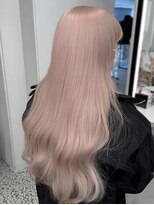 ネハス 名古屋栄店(nehus.)&nbsp;ミルクティー/ブリーチカラー/ウルフカット/レイヤーカット