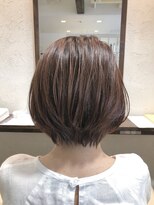 サイン(SIGN)&nbsp;前髪なし大人ショートボブ30代40代50代/シアーイルミナカラー