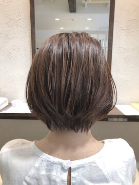 サイン(SIGN) 前髪なし大人ショートボブ30代40代50代/シアーイルミナカラー