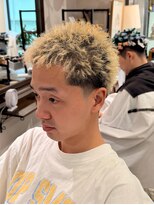メゾンフォーメン 心斎橋店(Maison for men) イージーパーマ クロップ テーパーフェード イージードリル