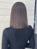 ルノン フィージュ(LUNON fieju)&nbsp;黒髪クラゲヘアーオリーブグレー小顔ココアベージュ