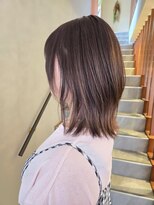 ヴィサージュメゾン(VISAGE maison)&nbsp;ナチュラルレイヤーボブ×シアーブラウン