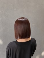 ラベルムバイエーケー(La Belleme by AK)&nbsp;チェリーブラウン×ラインボブ