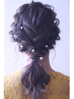 エヌドット 高井田(n.)&nbsp;編み下ろし×パーティーヘアセット