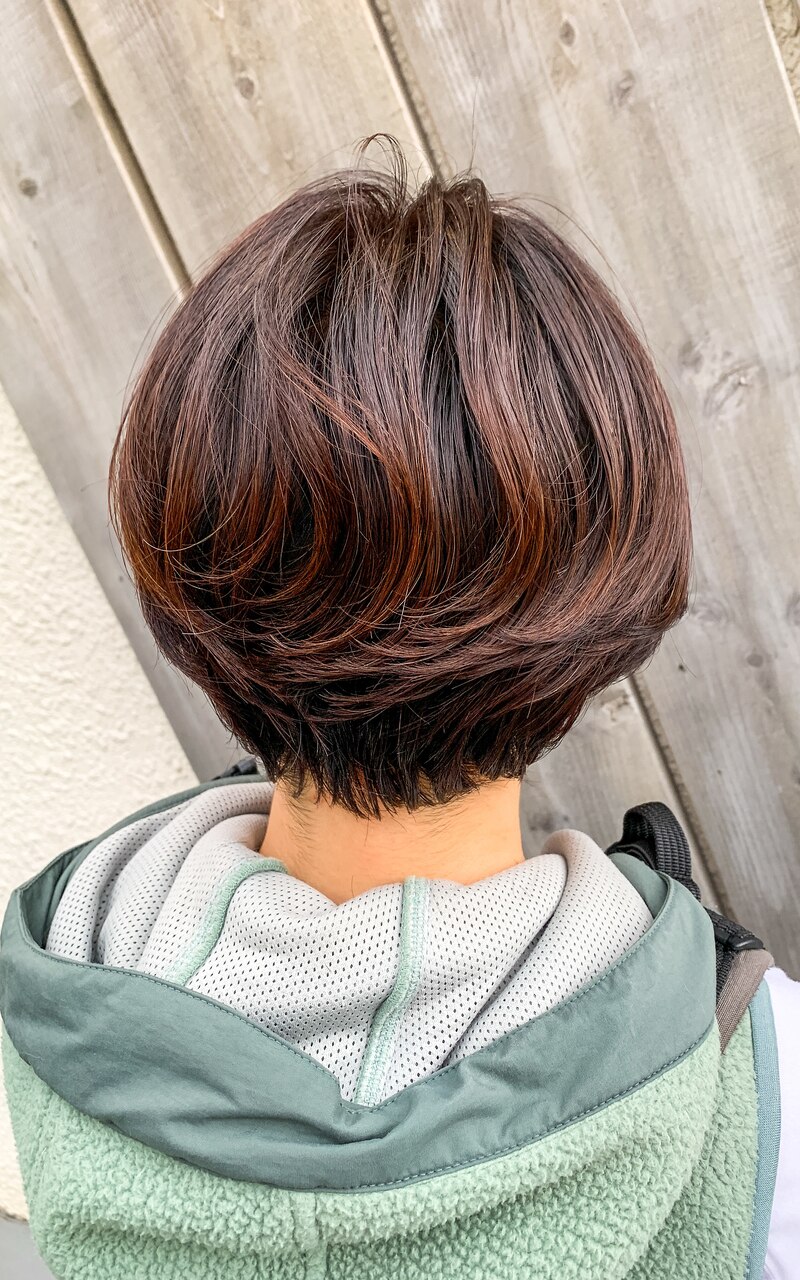 流れるショートヘア：L091667251｜エルフルール(elfroole)のヘア
