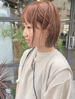 ユー(yew)&nbsp;ミルクティベージュのボブ