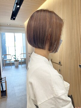 ロンドプロフィール 浦和(Lond profil) 蒲生優 【似合わせカット、デザインカラー、ミニボブ】