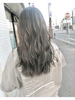 ヘアーアンドアトリエ マール(Hair&Atelier Marl)&nbsp;【Marl】オリーブグレージュカラー×外国人風セミディ