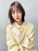 アルバム 池袋(ALBUM)&nbsp;フェイスレイヤー_チェリーブラウンフェミニンロング_39365