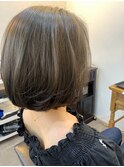 切りっぱなしボブ