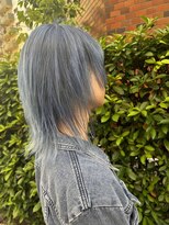 ネオヘアー 曳舟店(NEO Hair)&nbsp;ウルフ/スカイブルー/ペールブルー/水色/ダブルカラー/曳舟