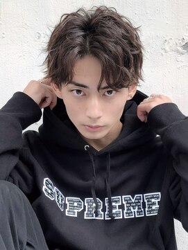 ニュアージュ 表参道 南青山(Nuage’) 波巻きツイストスパイラルマッシュパーマ【Nuage'】ハイライト