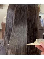 ブラムヘアー(blm hair) 酸性ストレート+電子トリートメント