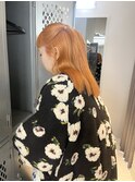【大名店 江藤】オレンジベージュ ケアブリーチカラー
