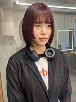 ニカ(NICA)&nbsp;【NICA】暖色カラーレッドブラウンレッドカラーbobボブ＊緒方