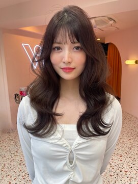 ボタン シブヤ(VOTAN SHIBUYA) ウェーブヘア/外ハネ/セミロングヘア/垢抜け/小顔/20代