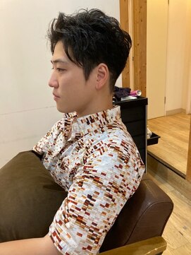 グランバイ アトリエドングリ(Grand × AtlierDonguri) お客様髪質改善データ1406(夏のメンズショート)