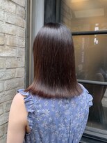 シャル 町田(shalu) ぱつっとミディアムスタイル/ダメージレス縮毛矯正