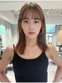 イメチェン前髪小顔こなれミディ_渋谷/表参道