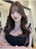 ☆韓国くびれヘア お顔まわりカット ベージュカラー☆