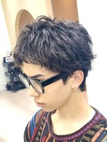 フィフスパーク(fifth PARK) 渋谷メンズスパイキーショートパーマ短髪アップバング刈り上げ