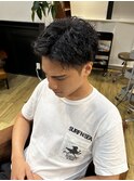 アップバング/メンズカット/ピンパーマ/ツイスパ