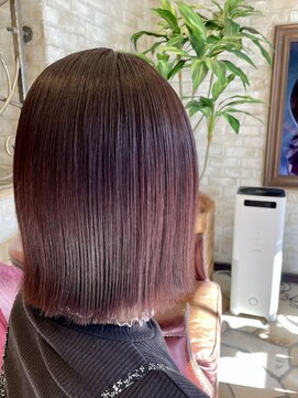 シャル 八王子(shalu) 大人かわいい　ぱっつんボブ