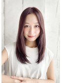 20代30代40代　大人センターパートツヤ髪＃964