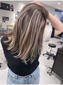 縮毛矯正髪質改善ハイライトレイヤーカット枚方美容室エクステ